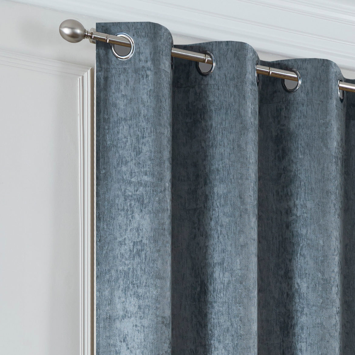 Elysian Chenille Eyelet Curtain
