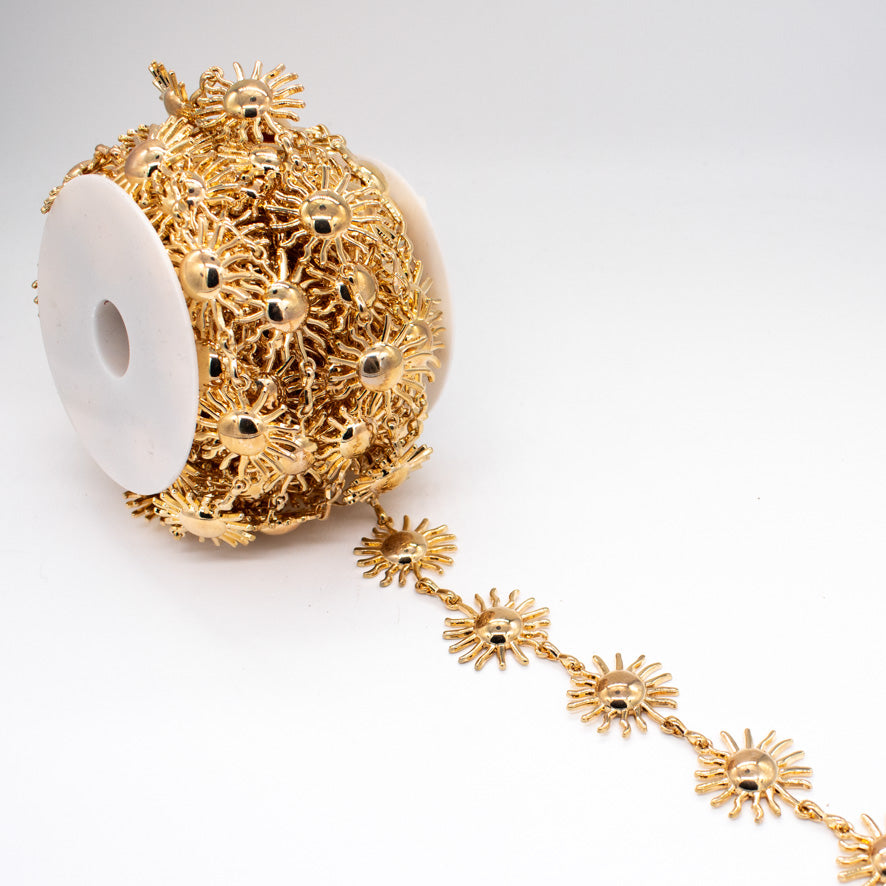 Embellished Metallic Regal Gem Chain