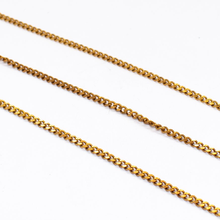 Gold Rust & Silver Metal Chain
