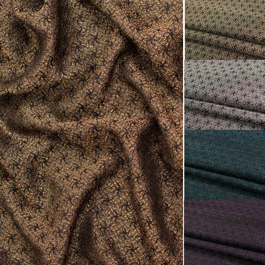 Metallic Embossed Brocade Suiting