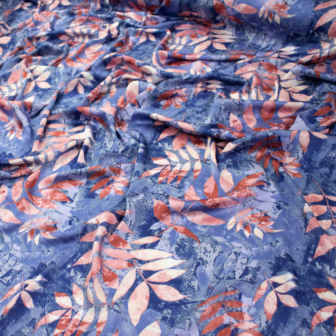 Embossed Crepe Prints SS41916 Urban Leaf Abstract