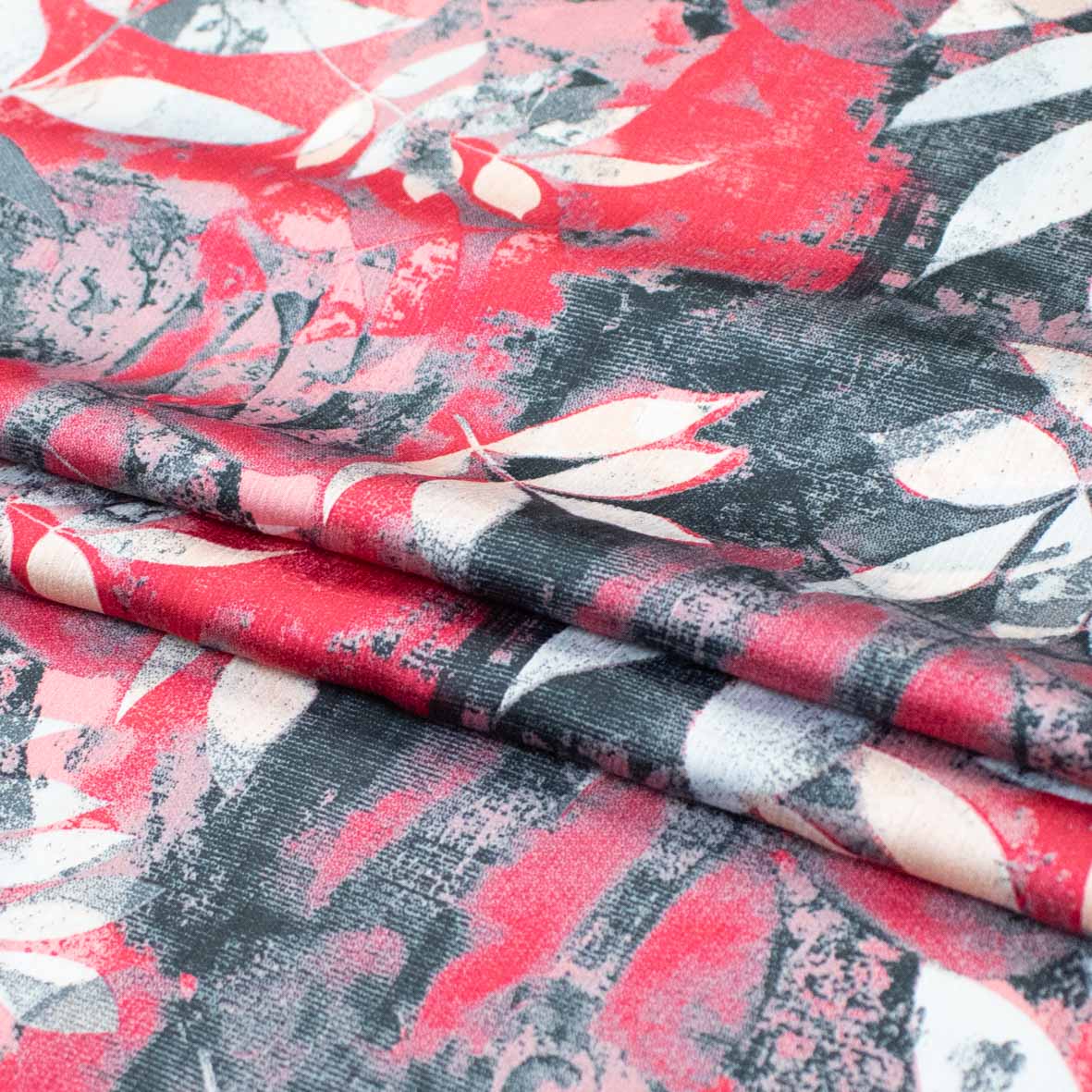 Embossed Crepe Prints SS41916 Urban Leaf Abstract