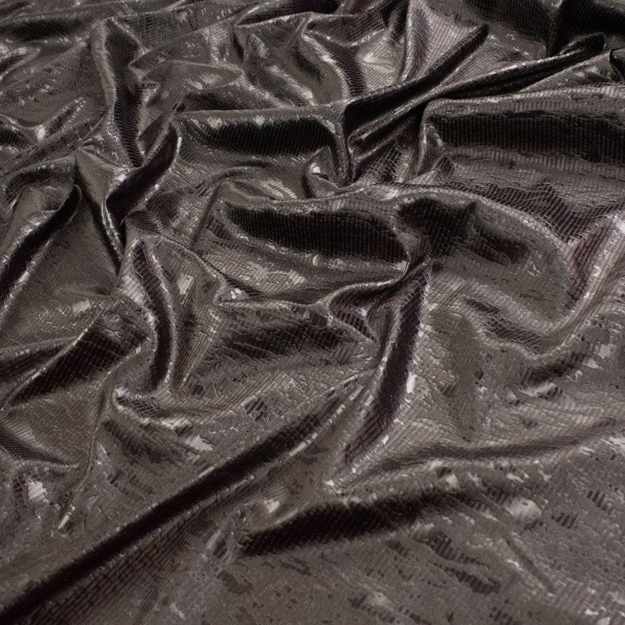 Textured Sateen Embossed Jacquard Suiting