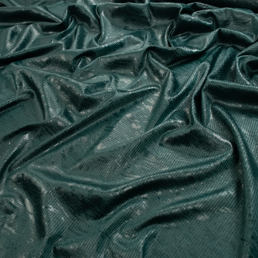 Textured Sateen Embossed Jacquard Suiting