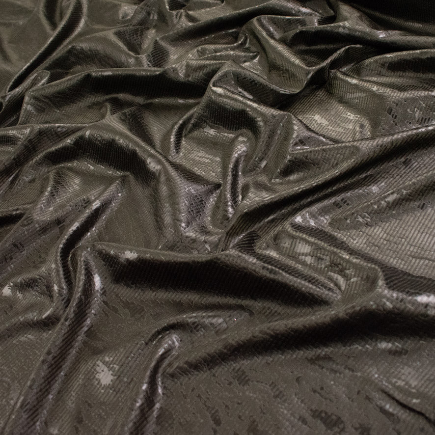 Textured Sateen Embossed Jacquard Suiting