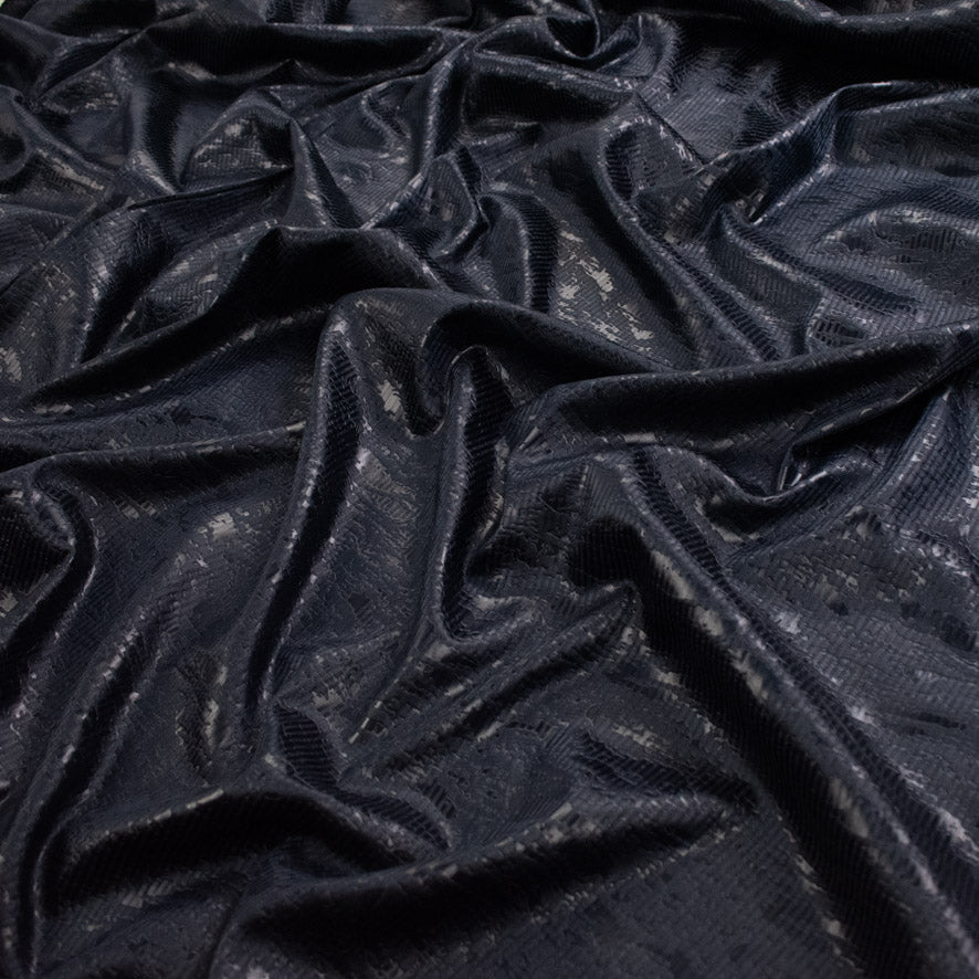 Textured Sateen Embossed Jacquard Suiting