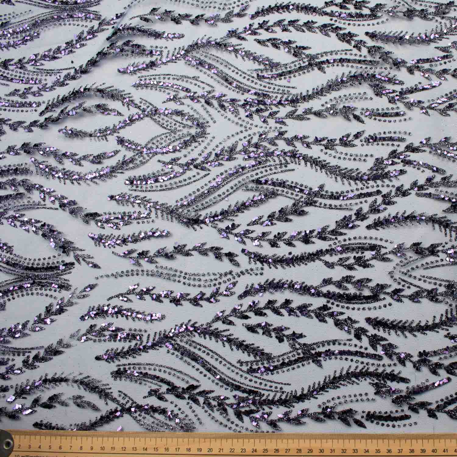Metallic Glitter Couture Sequin Mesh