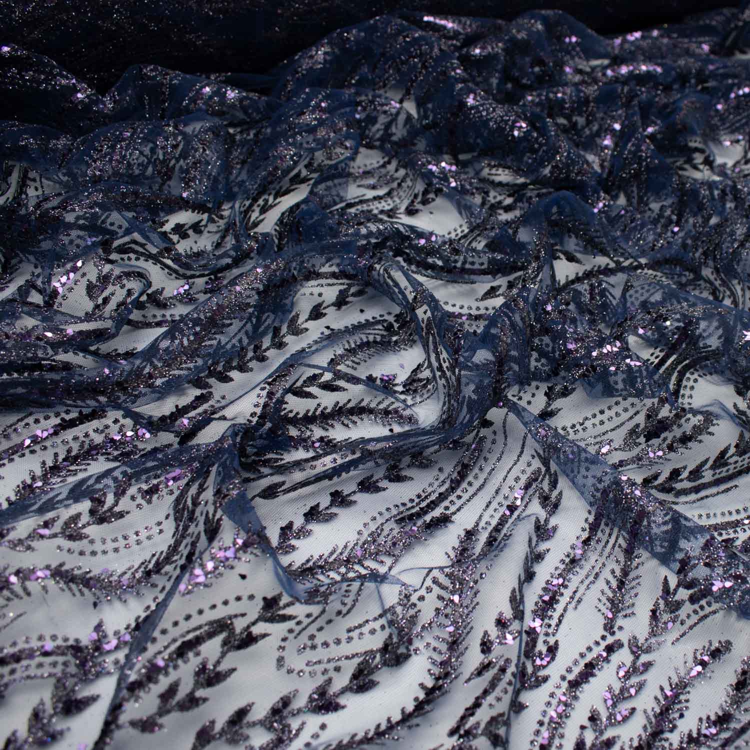 Metallic Glitter Couture Sequin Mesh