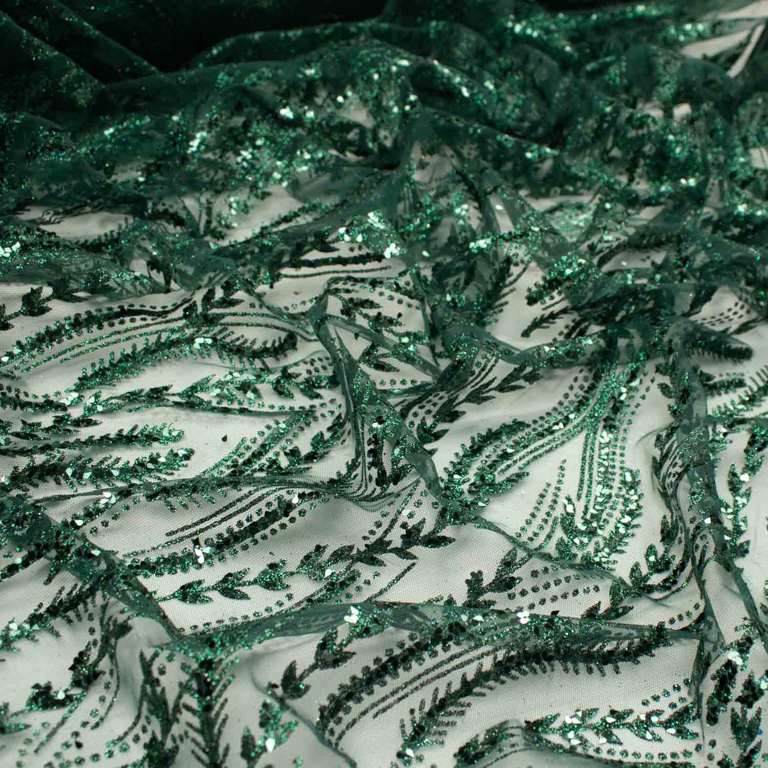 Metallic Glitter Couture Sequin Mesh