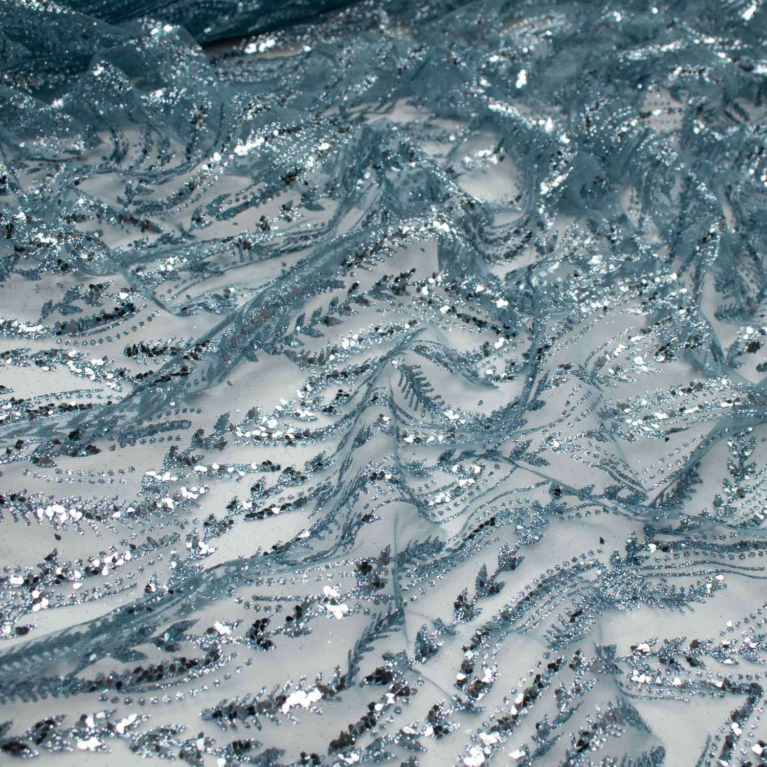 Metallic Glitter Couture Sequin Mesh