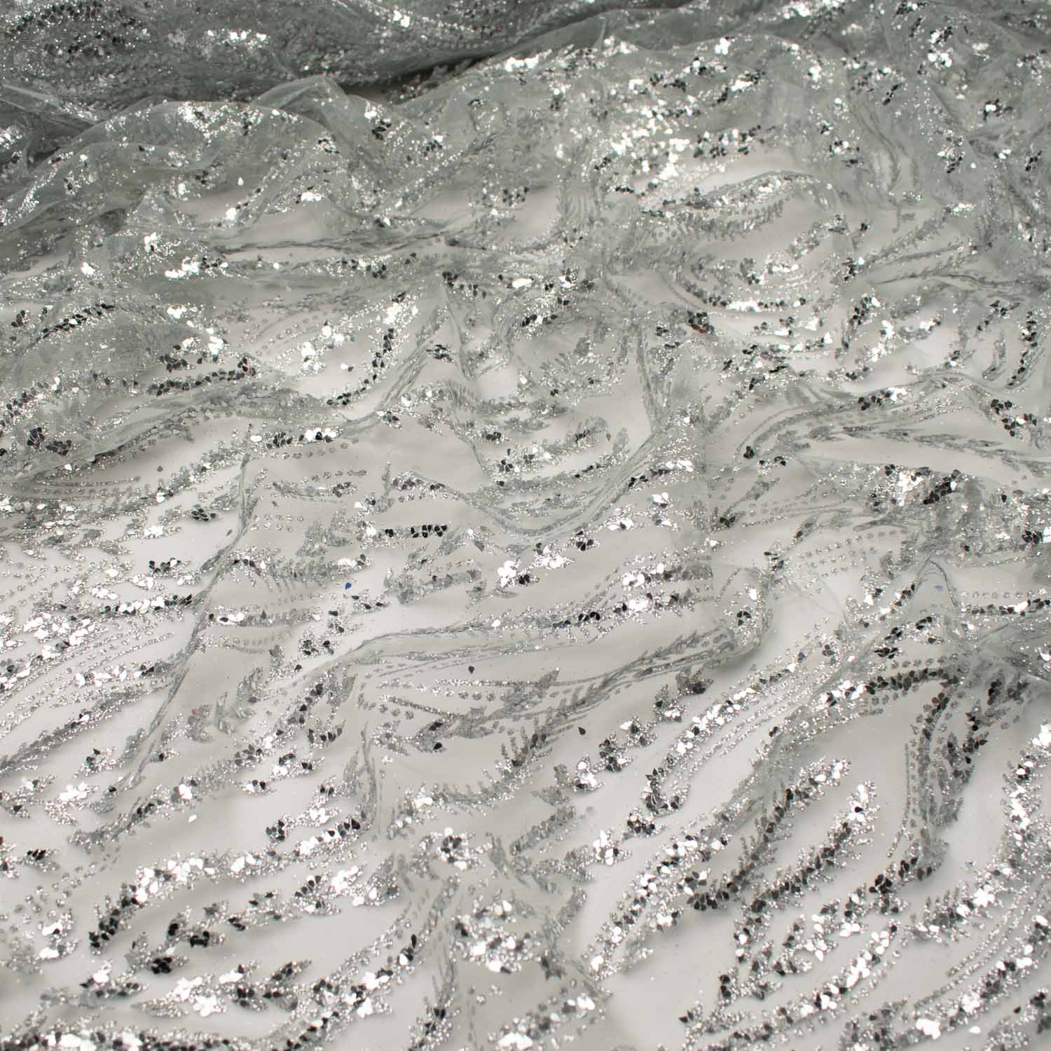 Metallic Glitter Couture Sequin Mesh