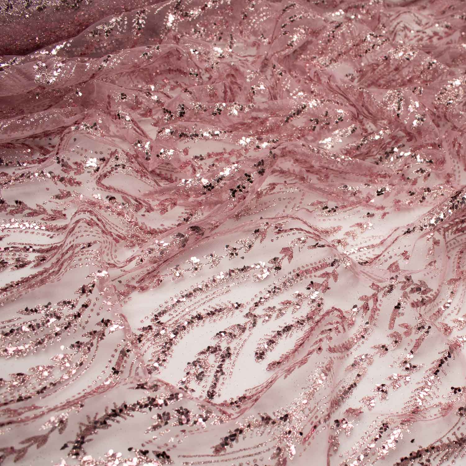 Metallic Glitter Couture Sequin Mesh