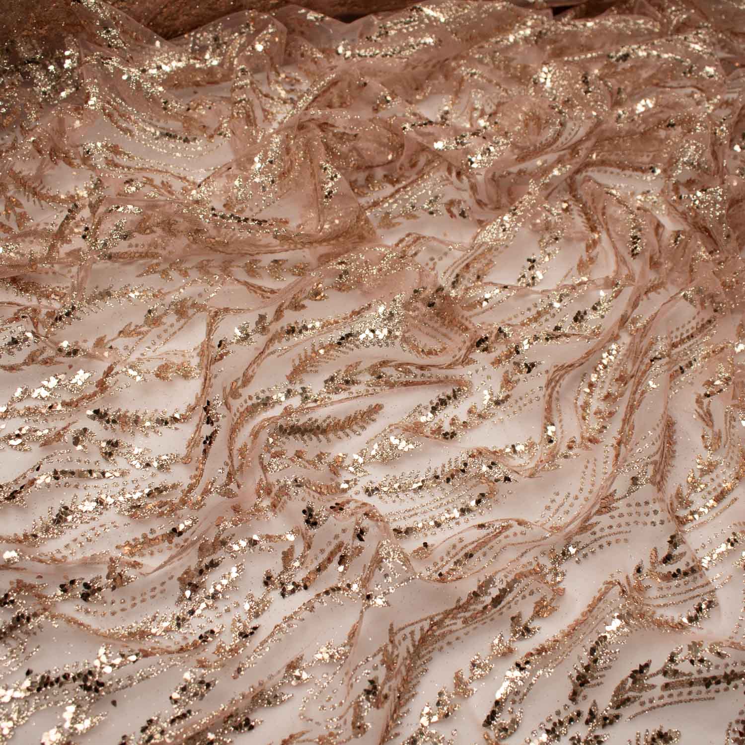 Metallic Glitter Couture Sequin Mesh