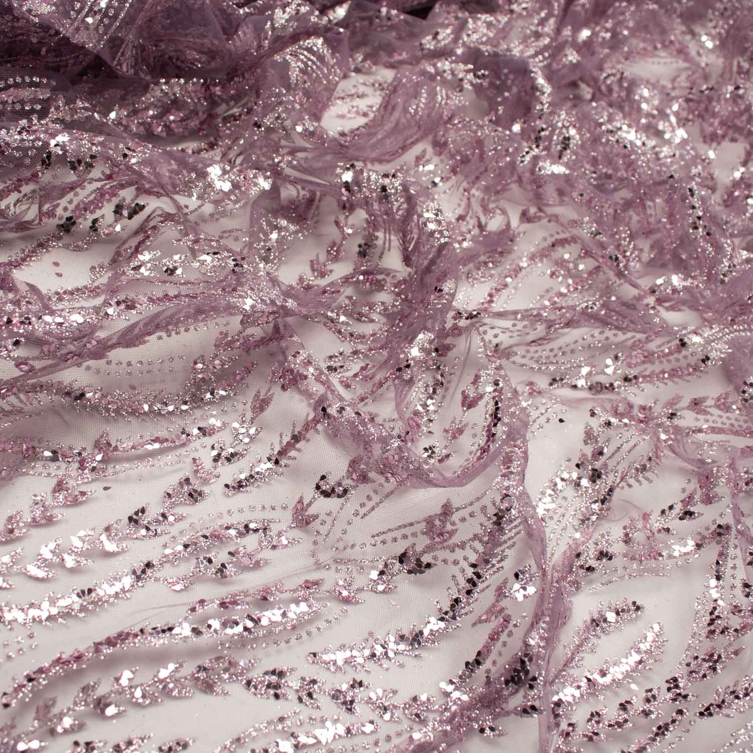 Metallic Glitter Couture Sequin Mesh