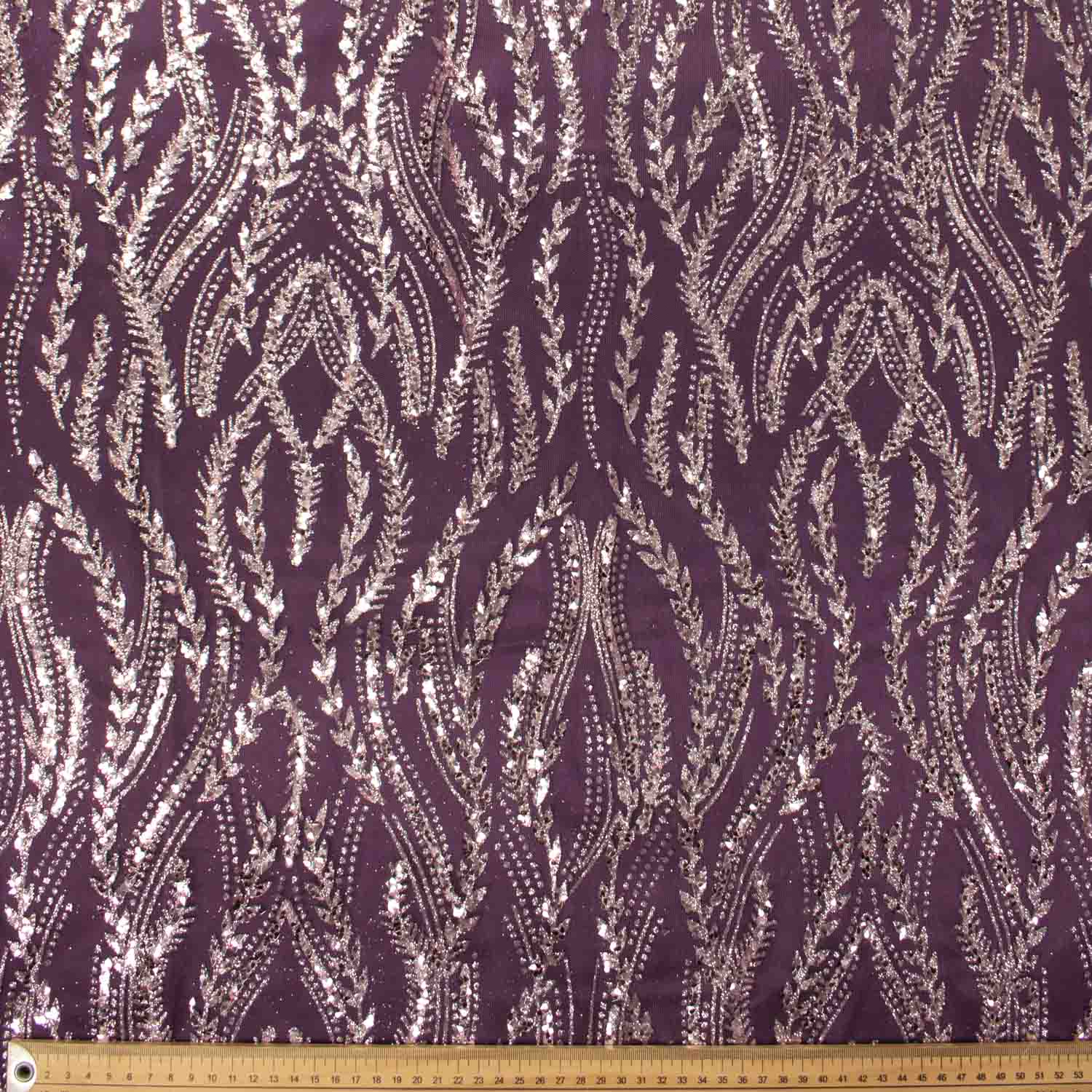 Metallic Glitter Couture Sequin Mesh