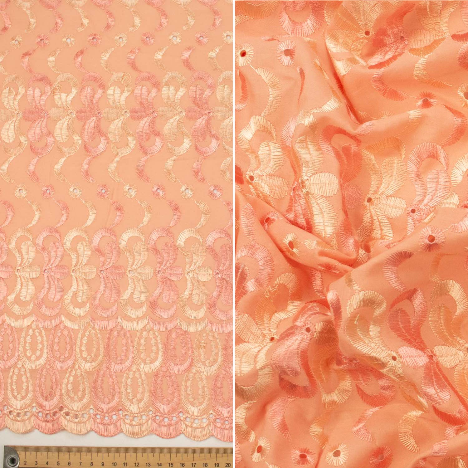 Embroidered Eyelet Cotton Anglaise Lace