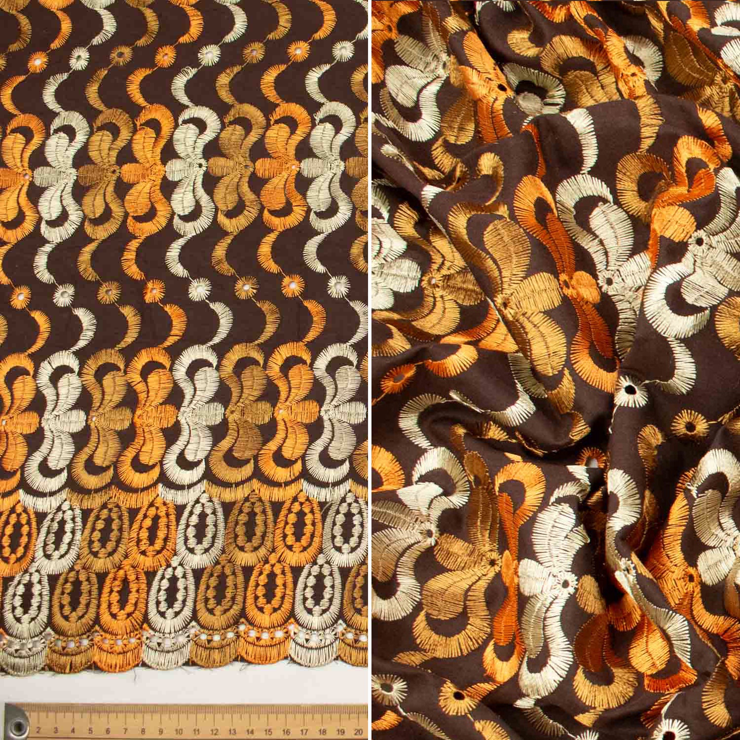 Embroidered Eyelet Cotton Anglaise Lace