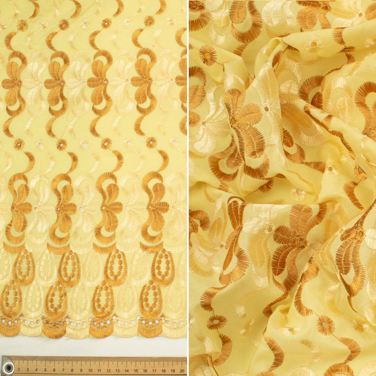 Embroidered Eyelet Cotton Anglaise Lace