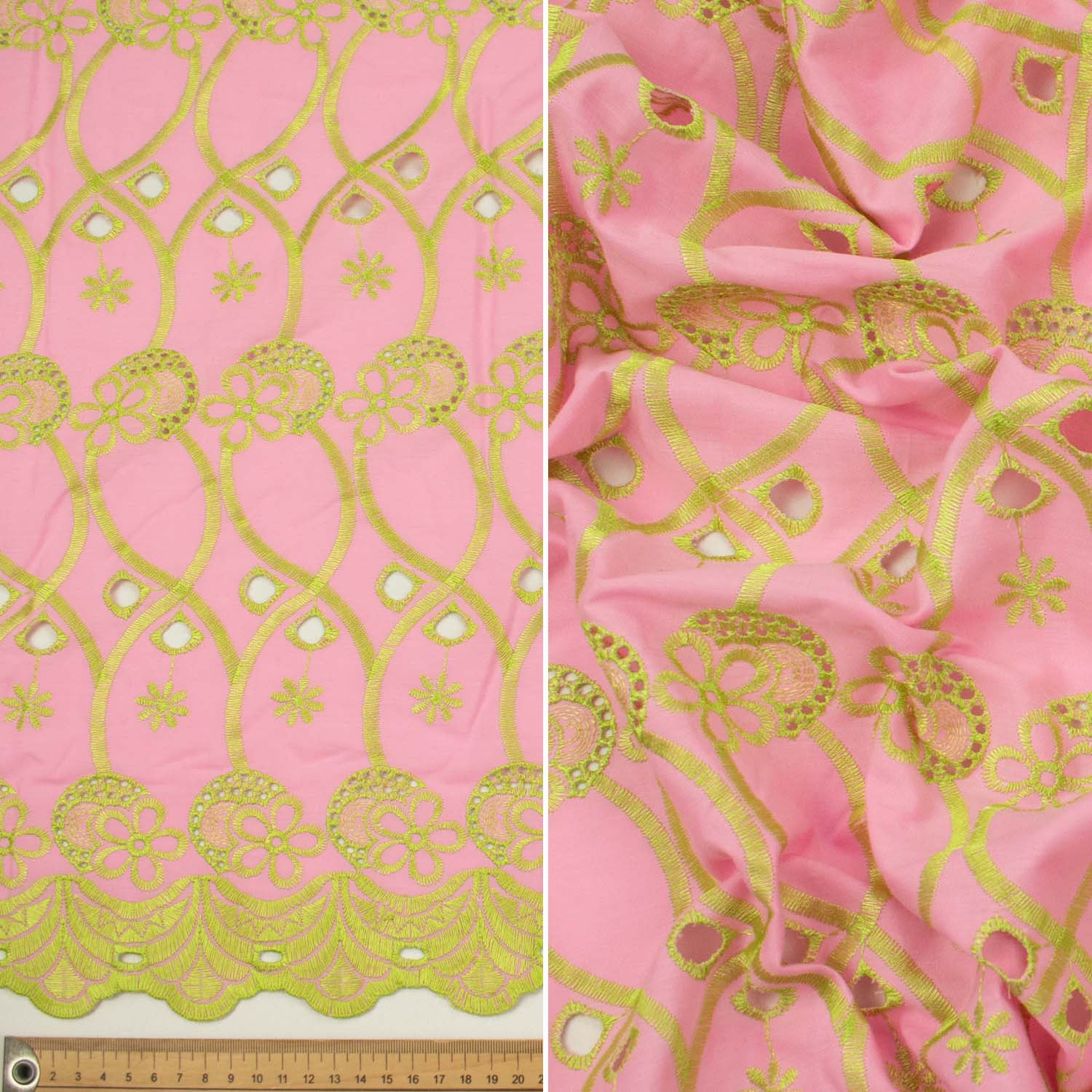 Embroidered Eyelet Cotton Anglaise Lace