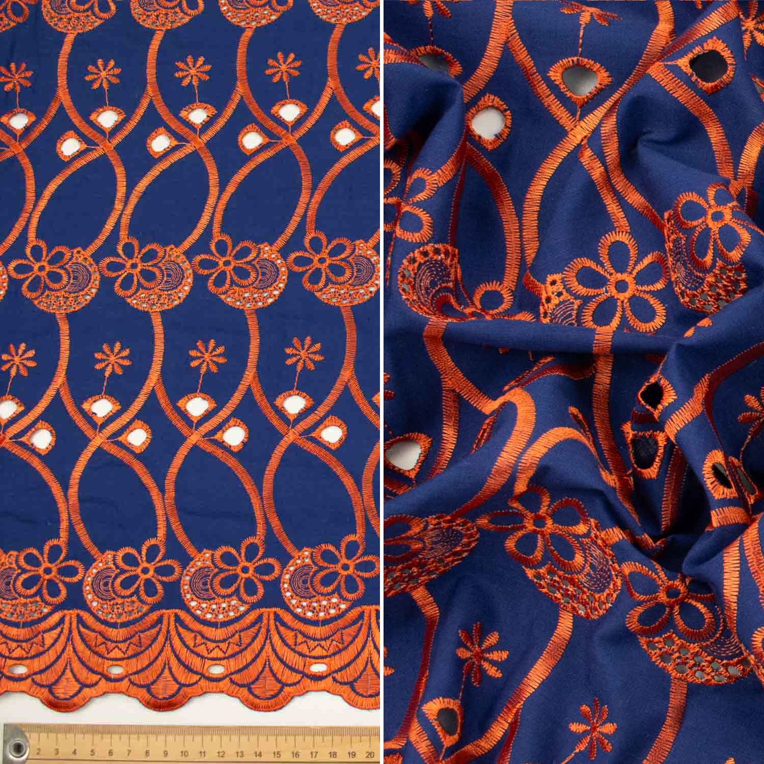 Embroidered Eyelet Cotton Anglaise Lace