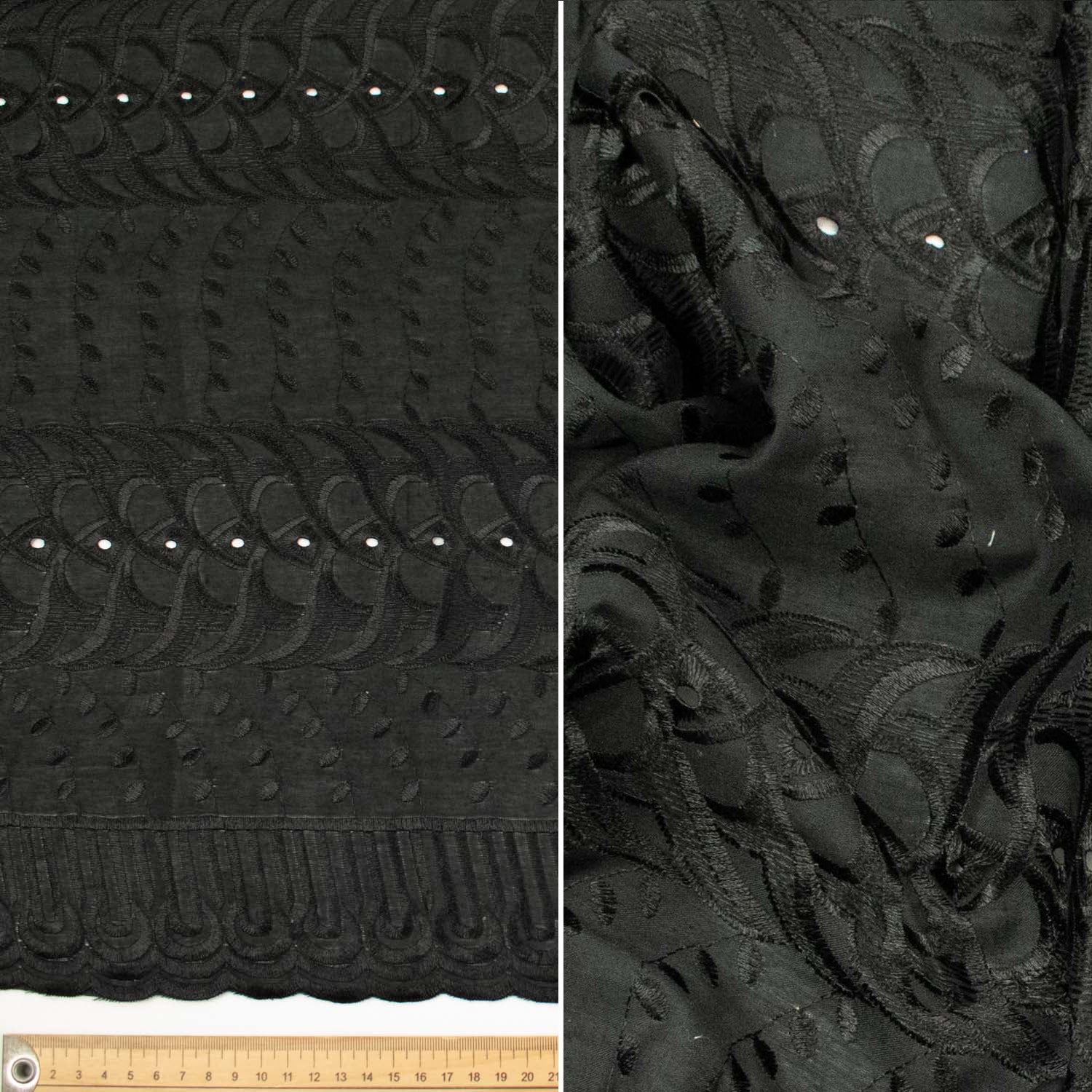 Embroidered Eyelet Cotton Anglaise Lace