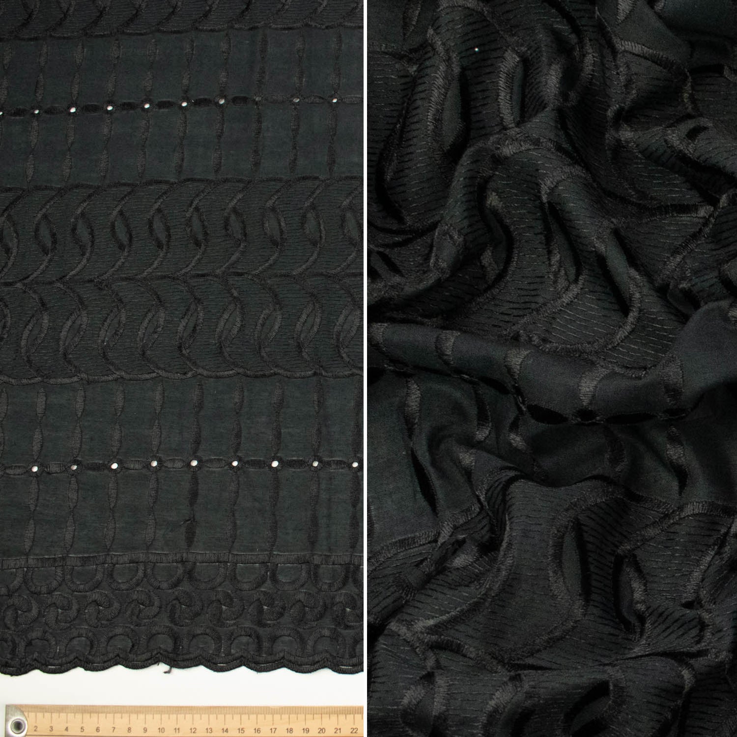 Embroidered Eyelet Cotton Anglaise Lace