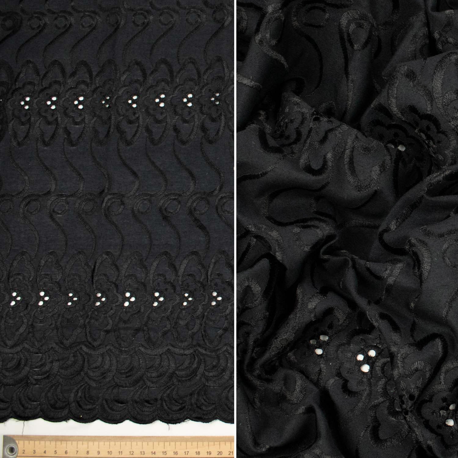 Embroidered Eyelet Cotton Anglaise Lace