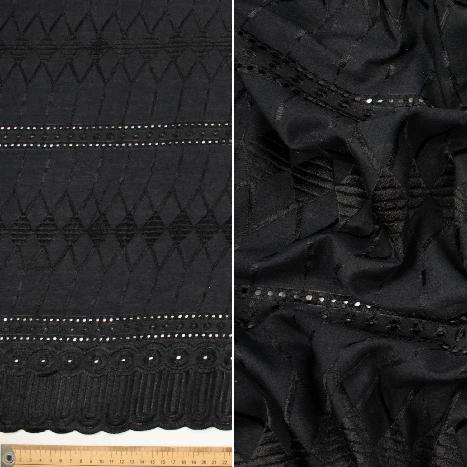 Embroidered Eyelet Cotton Anglaise Lace