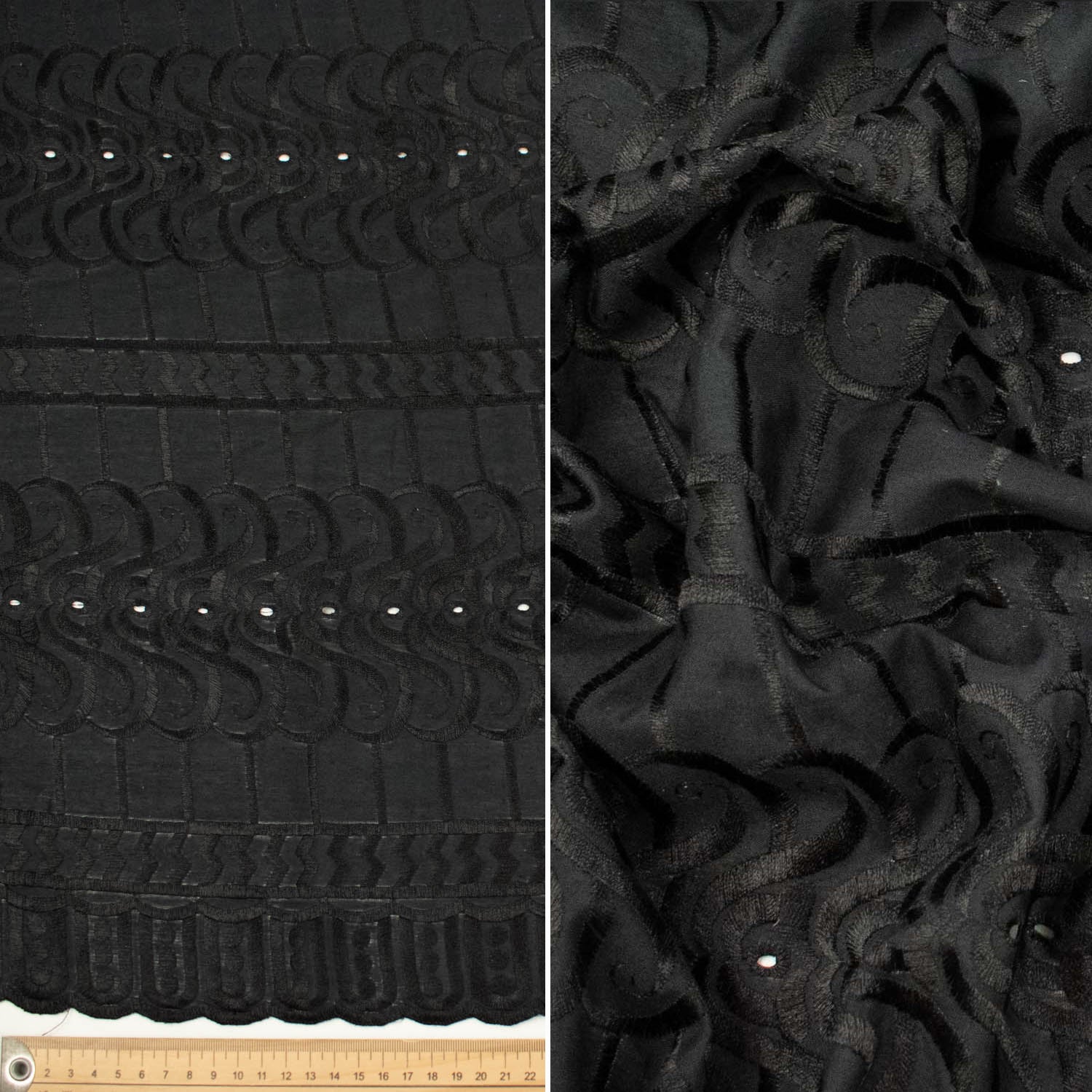 Embroidered Eyelet Cotton Anglaise Lace