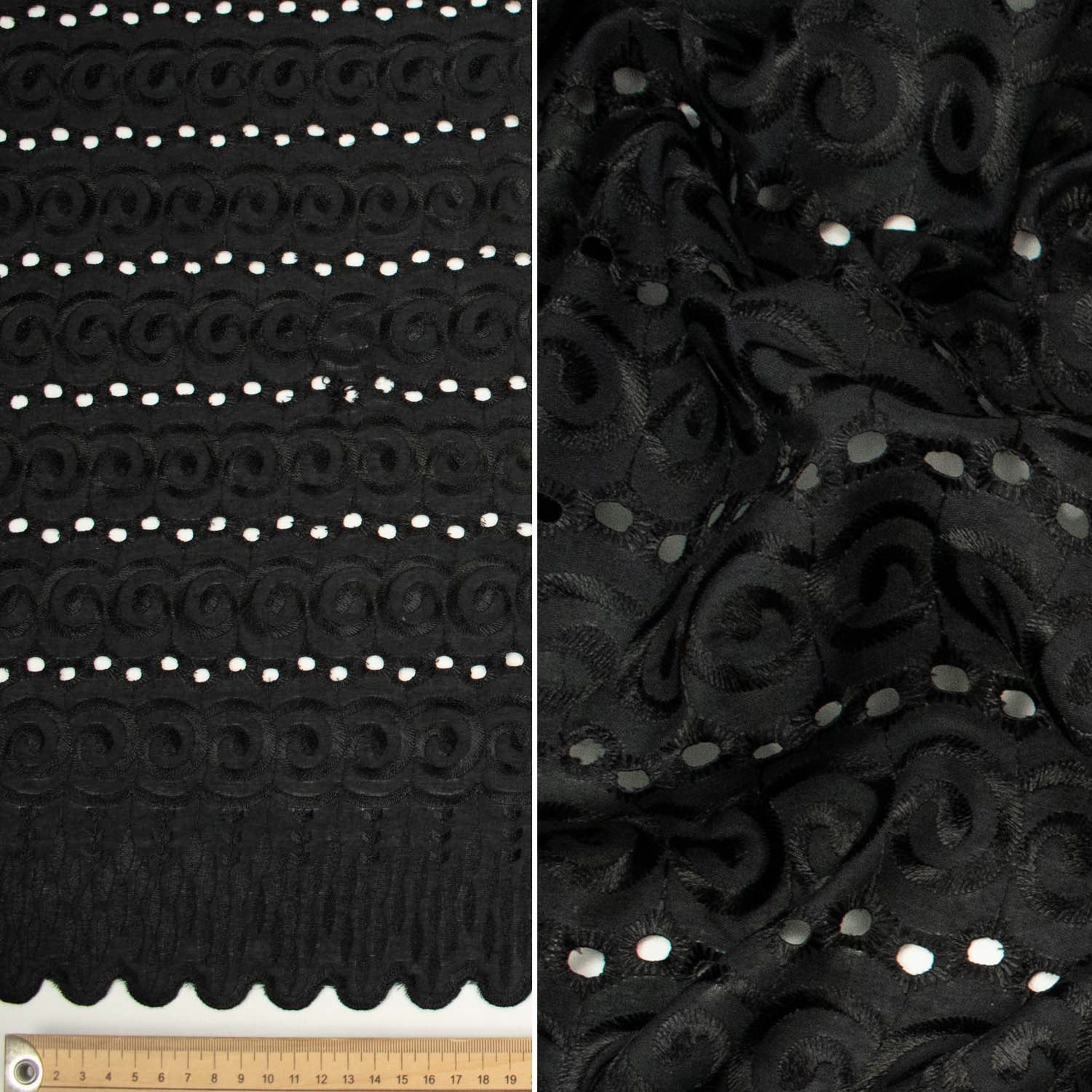 Embroidered Eyelet Cotton Anglaise Lace