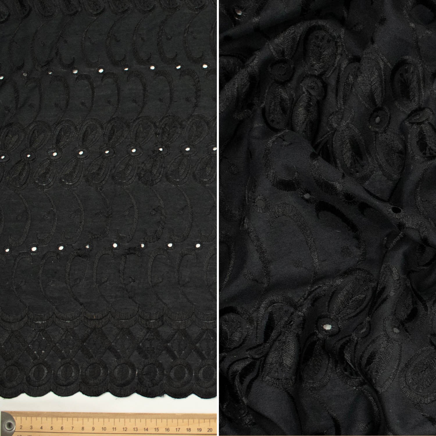 Embroidered Eyelet Cotton Anglaise Lace