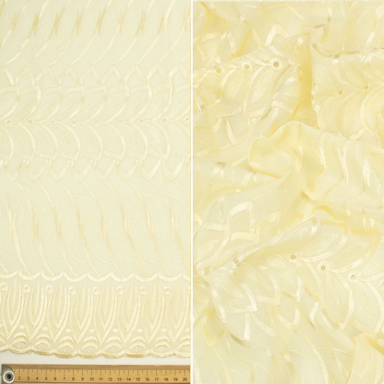 Embroidered Eyelet Cotton Anglaise Lace