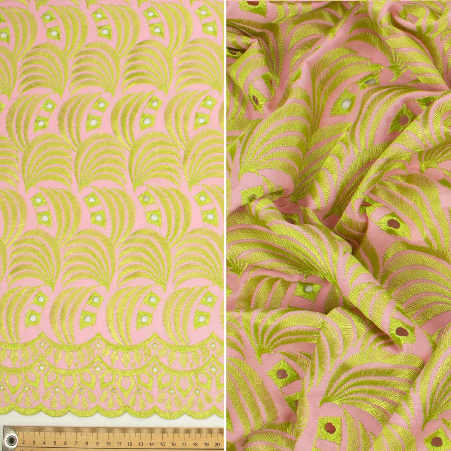 Embroidered Eyelet Cotton Anglaise Lace