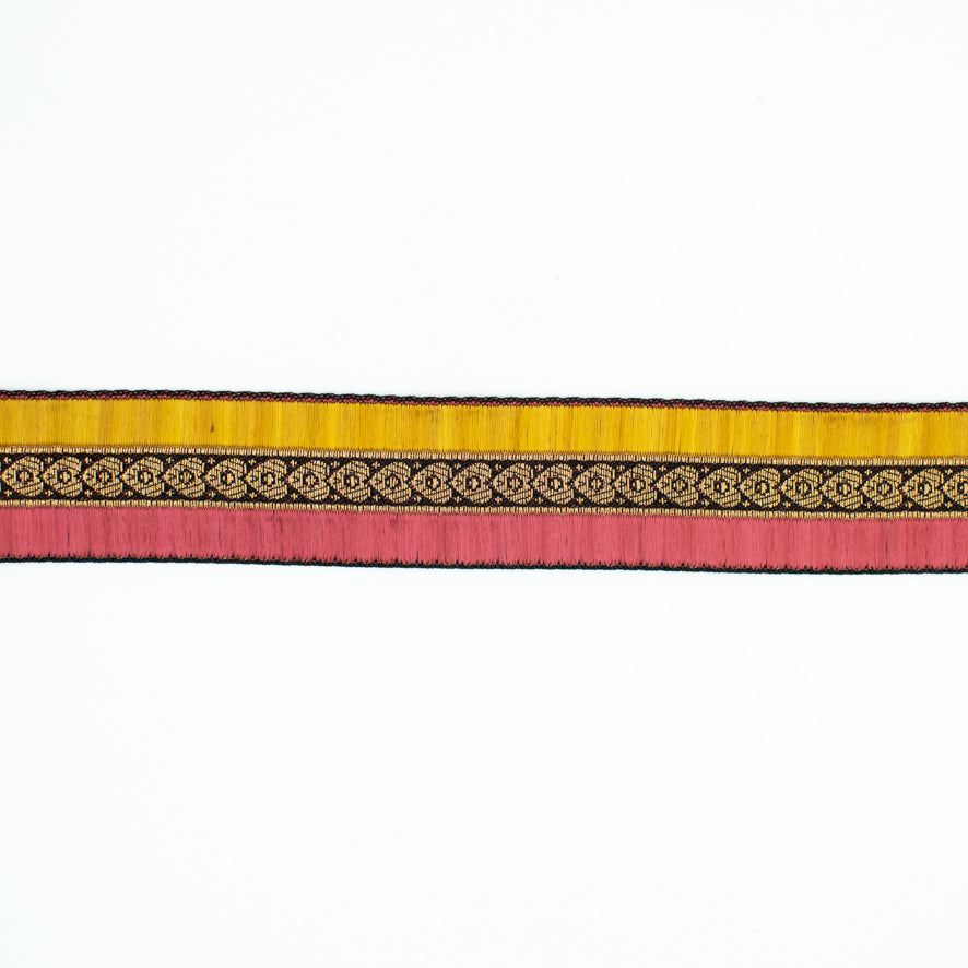 Vintage Embroidered Jacquard Ribbon-32mm