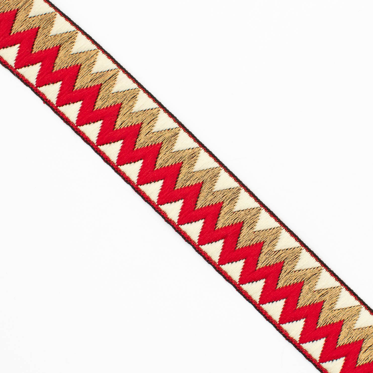 Zig Zag Embroidered Ribbon 3CM