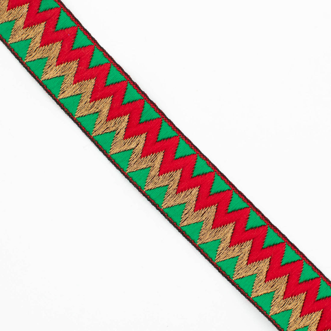 Zig Zag Embroidered Ribbon 3CM