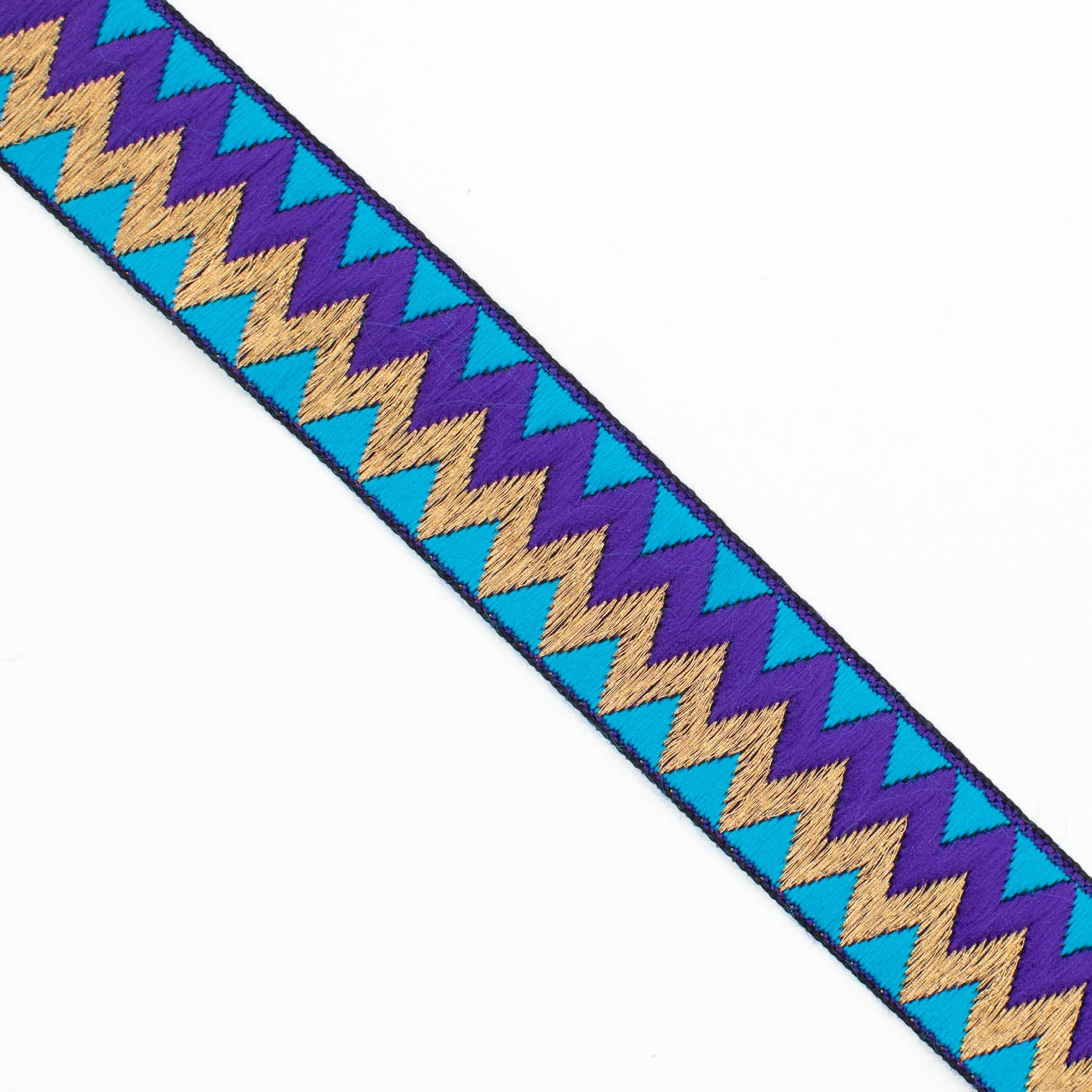 Zig Zag Embroidered Ribbon 3CM