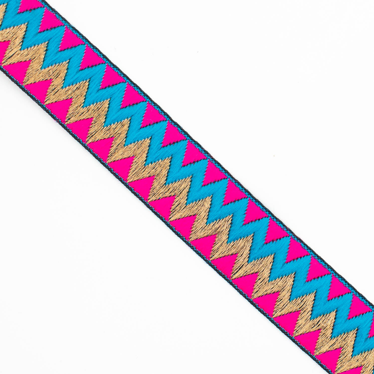 Zig Zag Embroidered Ribbon 3CM