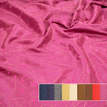 Embroidered Taffeta