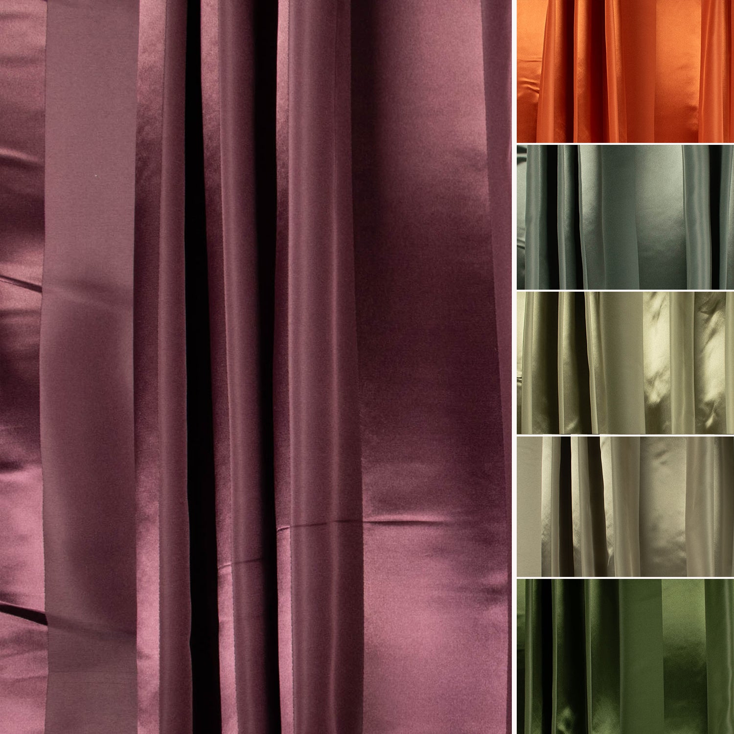 Equinox by Zepel - Curtaining/Upholstery Sateen Stripe Jacquard