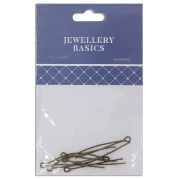 Eye Pin 35mm Boho Gold 10Pcs