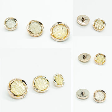Fancy Light Gold Diamond Shank Button