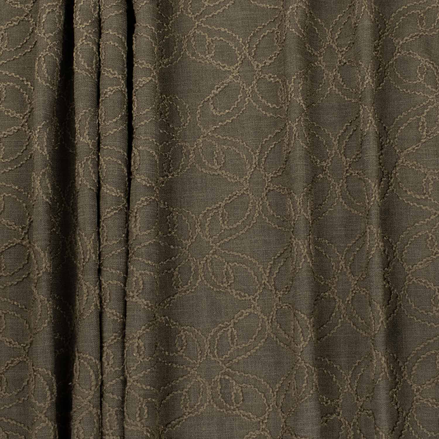 Farandole by Zepel Curtaining/Upholstery Cord Embroidered Linen