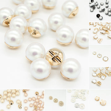 Pearl Metal Shank Button
