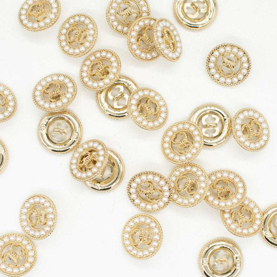 Pearl Metal Shank Button