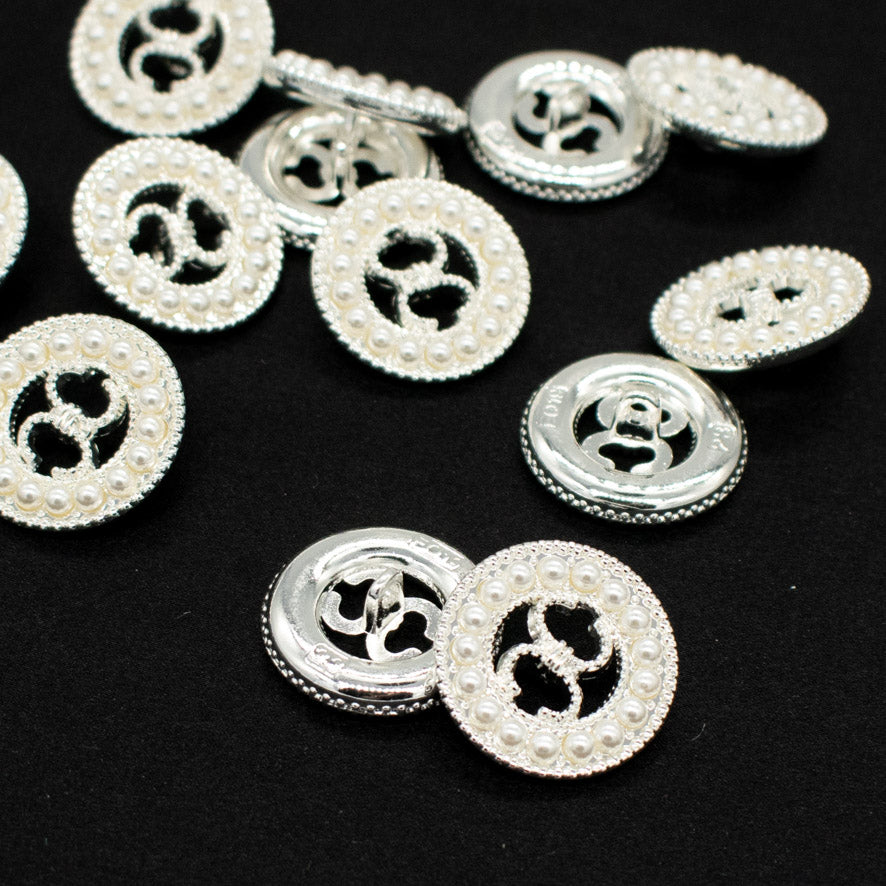 Pearl Metal Shank Button