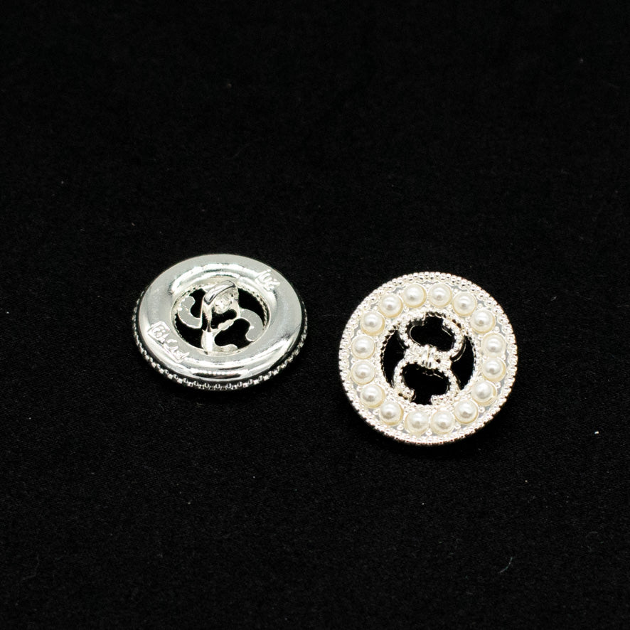 Pearl Metal Shank Button