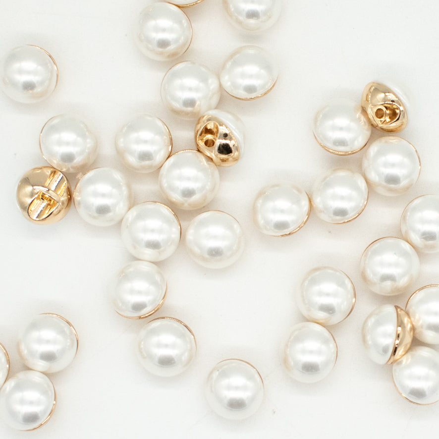Pearl Metal Shank Button