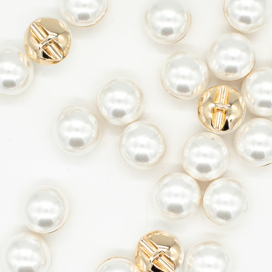 Pearl Metal Shank Button