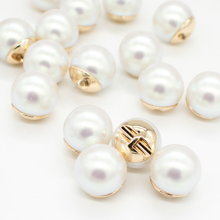 Pearl Metal Shank Button